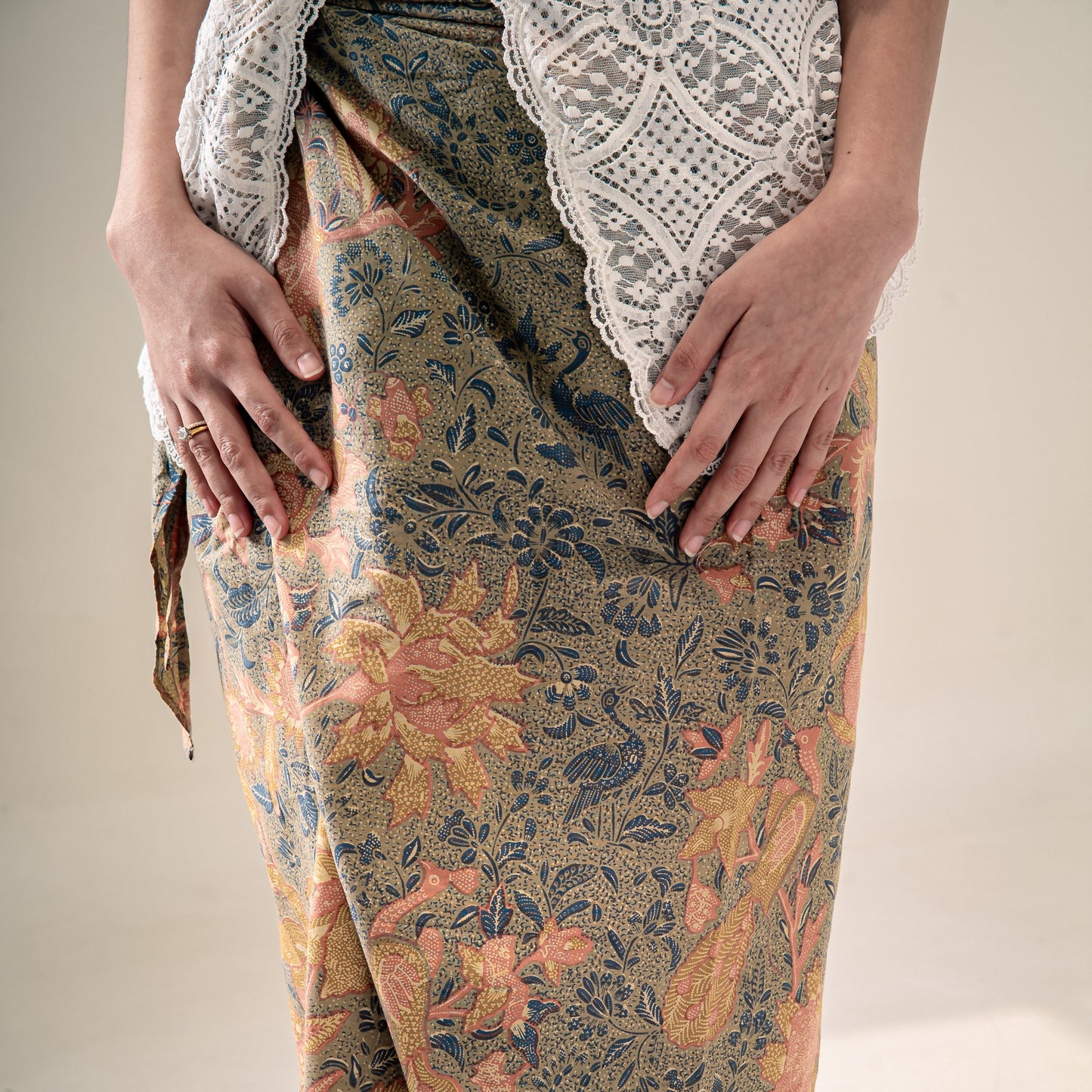 Aruna - Mandalas Premium Women's Batik Wrap Skirt