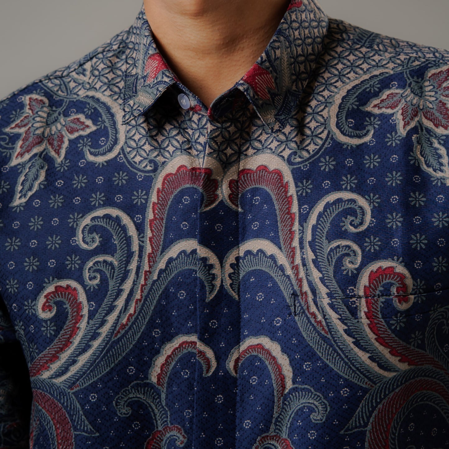 Dharma - Mandalas Premium Men's Short Sleeve Batik Shirt