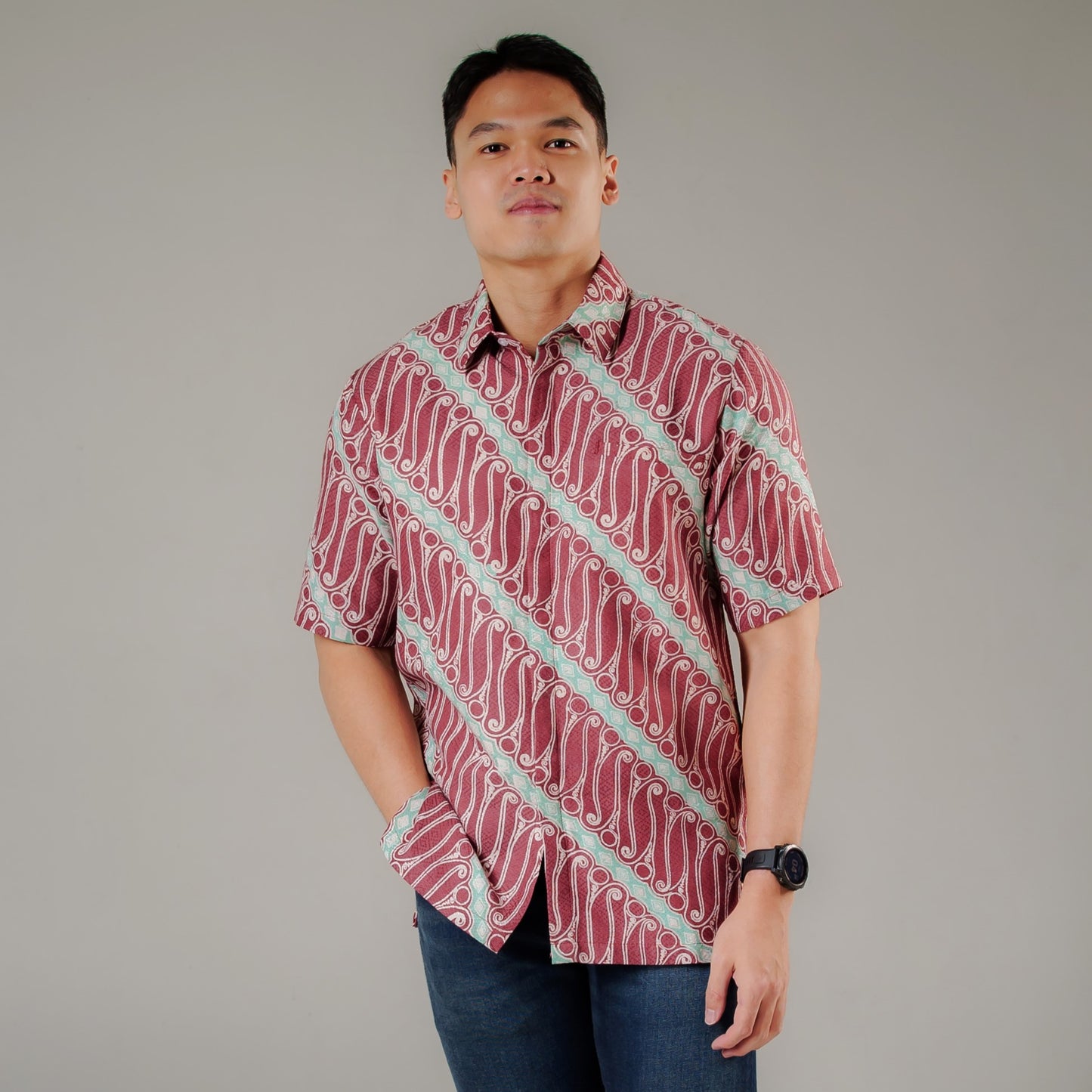 Paracy - Mandalas Kemeja Batik Pria Premium Lengan Pendek