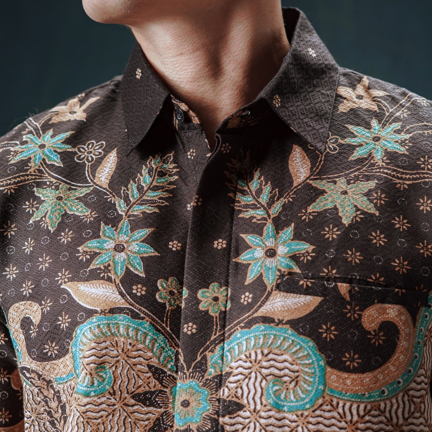Meru - Mandalas Kemeja Batik Pria Premium Lengan Panjang
