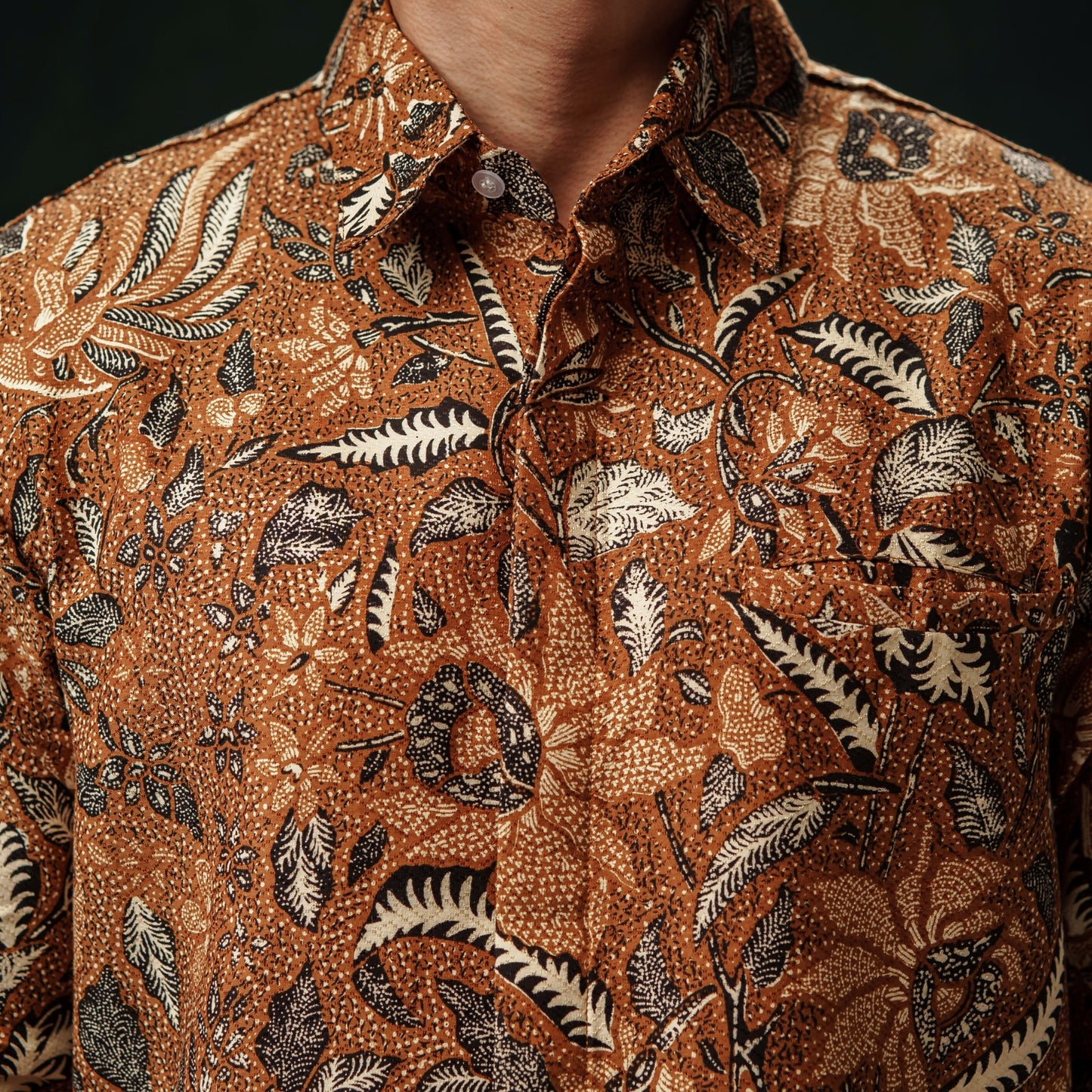 Kopinu - Mandalas Premium Men's Long Sleeve Batik Shirt