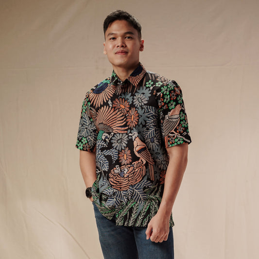 Rangga - Mandalas Kemeja Batik Pria Premium Lengan Pendek