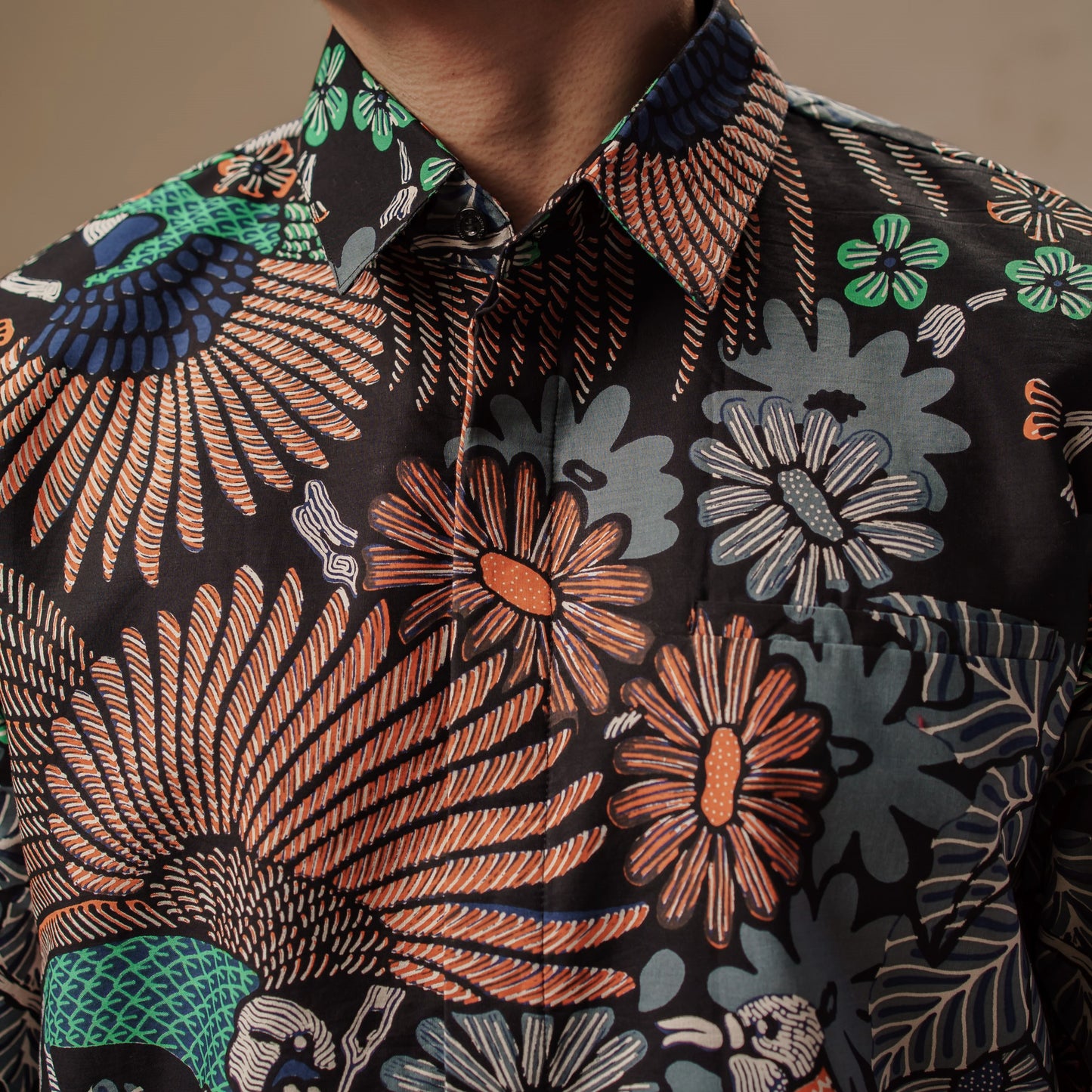 Rangga - Mandalas Kemeja Batik Pria Premium Lengan Pendek