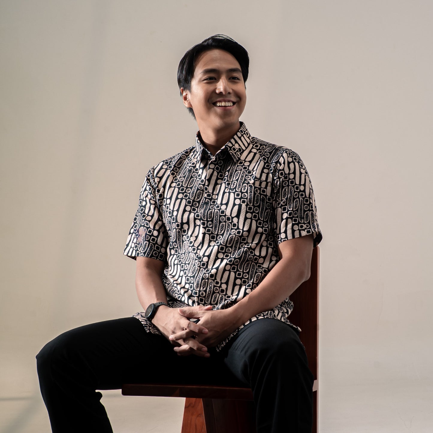 Bonadan - Mandalas Premium Men's Short Sleeve Batik Shirt