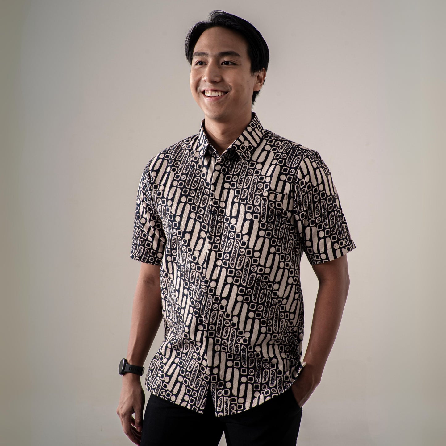 Bonadan - Mandalas Premium Men's Short Sleeve Batik Shirt