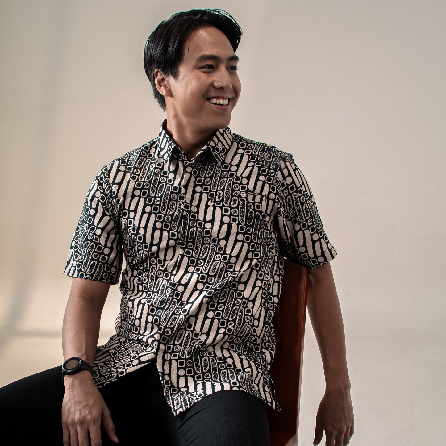 Bonadan - Mandalas Premium Men's Short Sleeve Batik Shirt