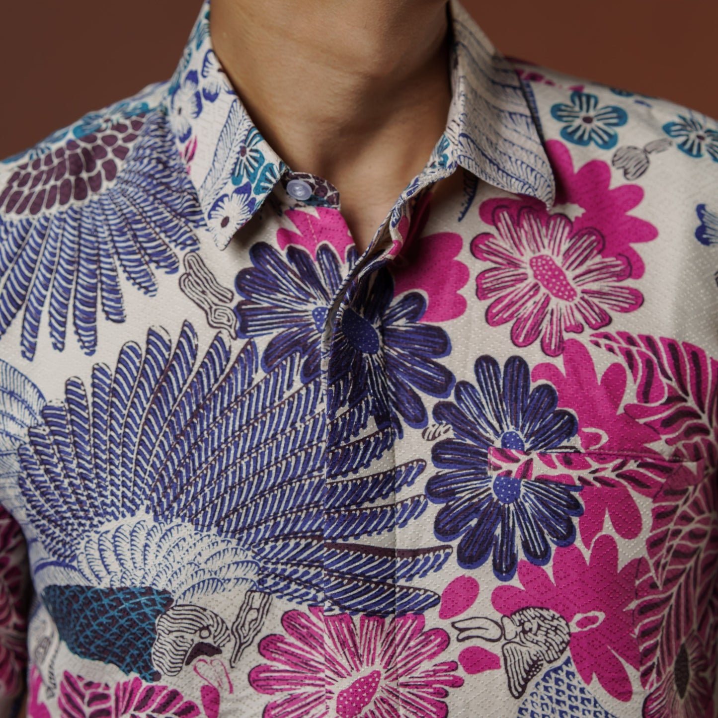 Rangsa - Mandalas Premium Men's Short Sleeve Batik Shirt