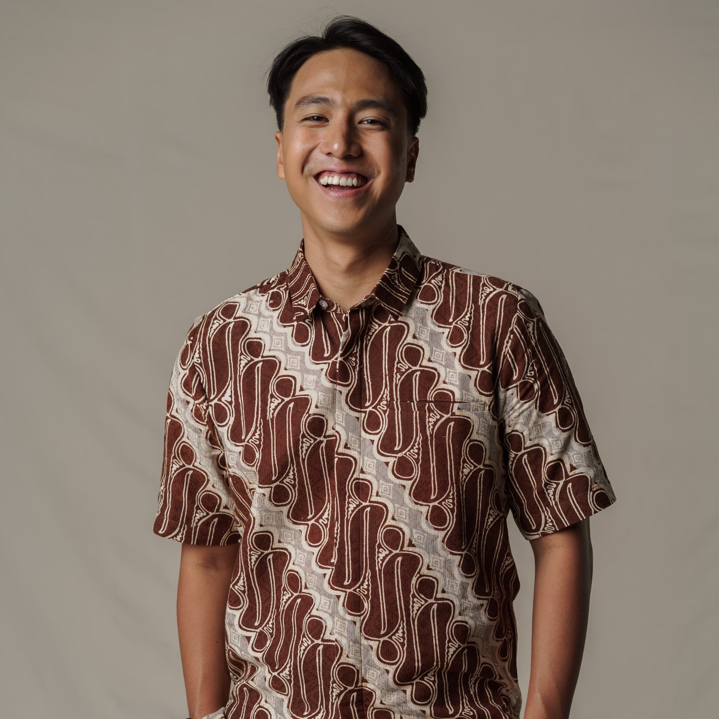 Paralat - Mandalas Kemeja Batik Pria Premium Lengan Pendek