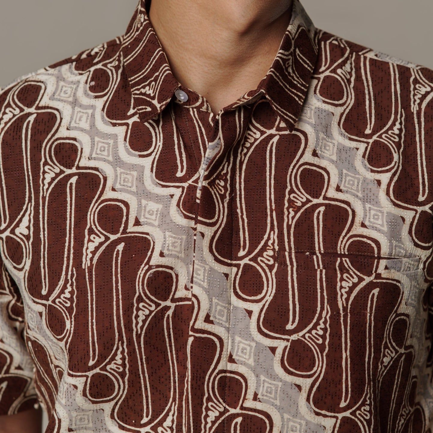 Paralat - Mandalas Kemeja Batik Pria Premium Lengan Pendek