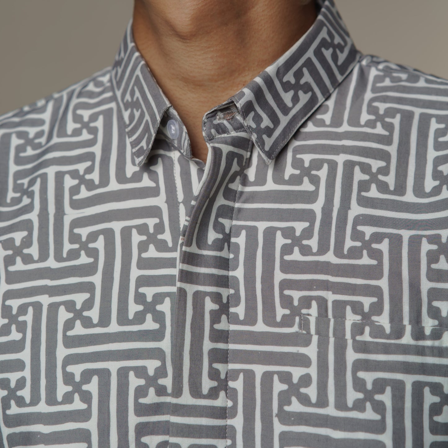 Romadan - Mandalas Premium Men's Short Sleeve Batik Shirt
