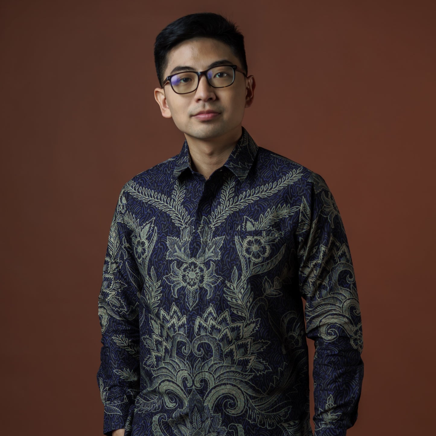 Owal - Mandalas Kemeja Batik Pria Premium Lengan Panjang