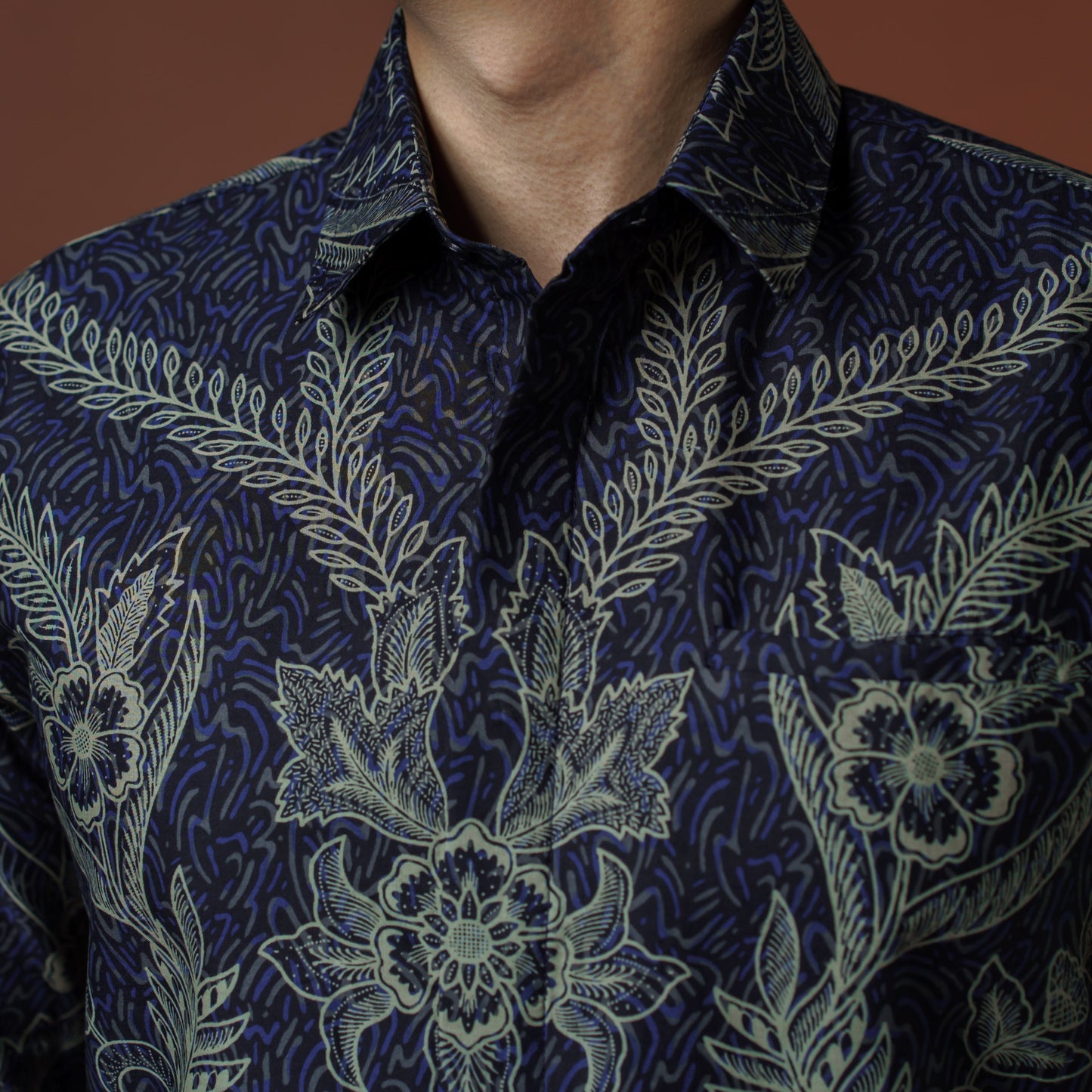 Owal - Mandalas Kemeja Batik Pria Premium Lengan Panjang
