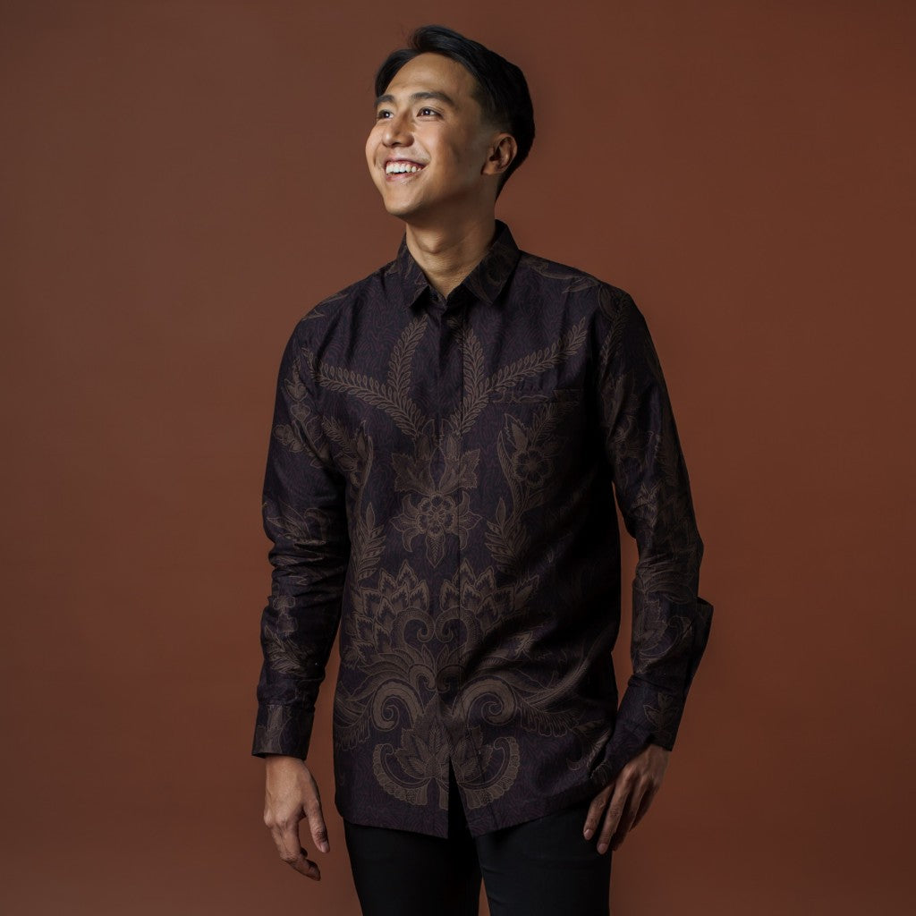 Bayang - Mandalas Kemeja Batik Pria Premium Lengan Panjang