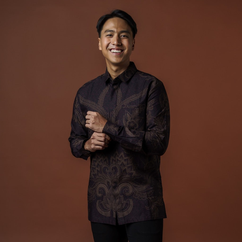 Bayang - Mandalas Kemeja Batik Pria Premium Lengan Panjang
