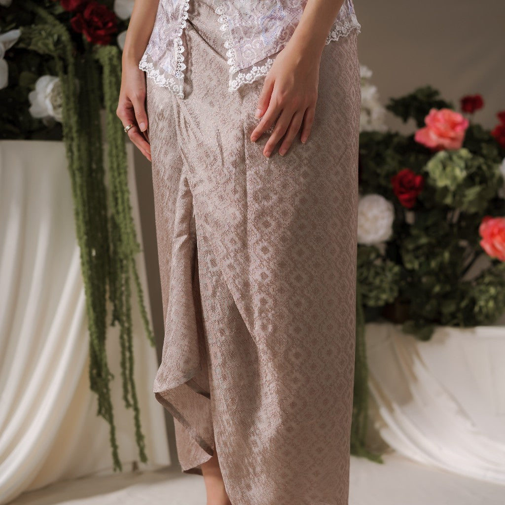 Dalilah - Mandalas Women's Premium Viscose Textured Wrap Skirt