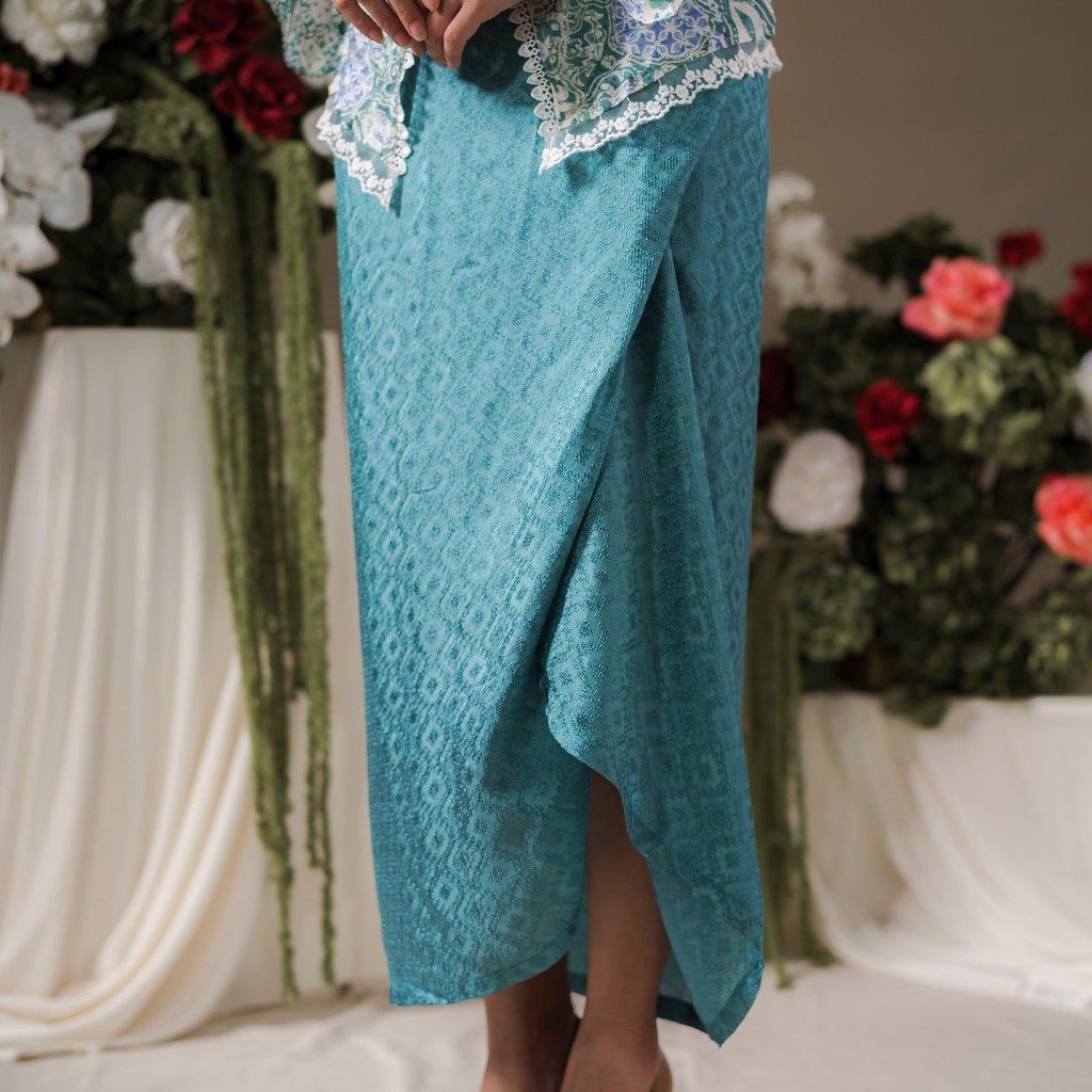 Dalilah - Mandalas Women's Premium Viscose Textured Wrap Skirt