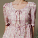 Kania Lengan Pendek - Mandalas Atasan Babydoll Wanita Outer Modern - Mandalas