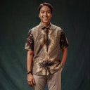 Ovidian - Mandalas Kemeja Batik Pria Premium Lengan Pendek - Mandalas