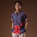Redrum - Mandalas Kemeja Batik Pria Premium Lengan Pendek - Mandalas
