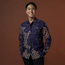 Roblu - Mandalas Kemeja Batik Pria Premium Lengan Panjang - Mandalas
