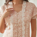 Sarina - Mandalas Baju Kerja Atasan Batik Blouse Wanita Modern - Mandalas