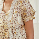 Sarina - Mandalas Baju Kerja Atasan Batik Blouse Wanita Modern - Mandalas