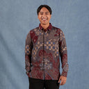 Semidara - Mandalas Kemeja Batik Pria Premium Lengan Panjang - Mandalas