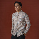 Mandalas premium long sleeve batik koko shirt for men
