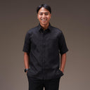 Kalandara Mandalas premium handmade songket woven shirt for men