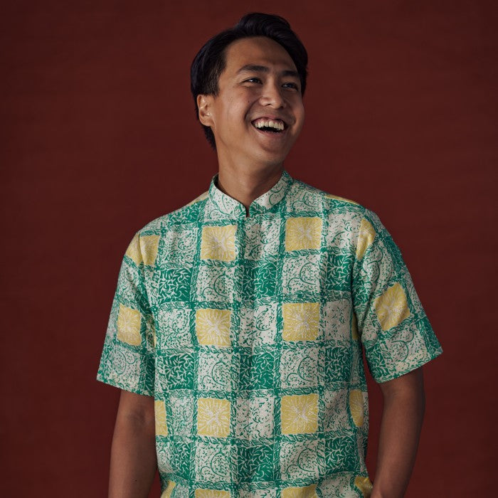 Mandalas Koko Premium Men's Short Sleeve Batik Shirt