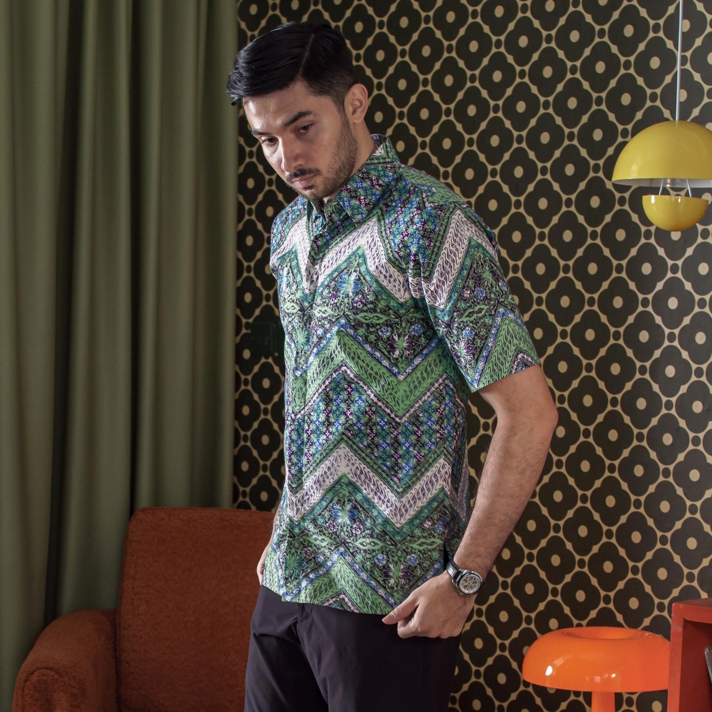 Wirarejo - Mandalas Kemeja Batik Pria Premium Lengan Pendek