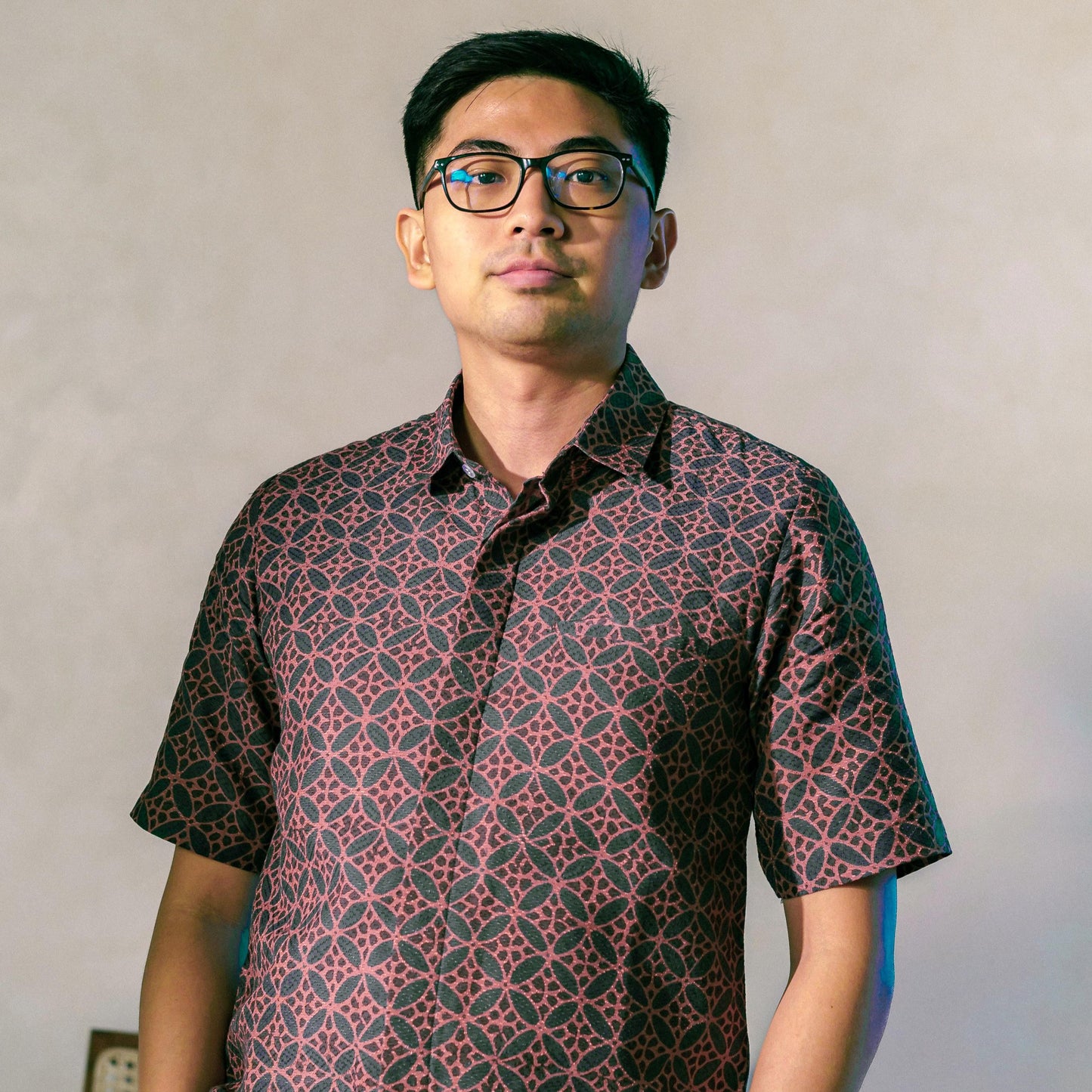 Kabata - Mandalas Premium Men's Short Sleeve Batik Shirt