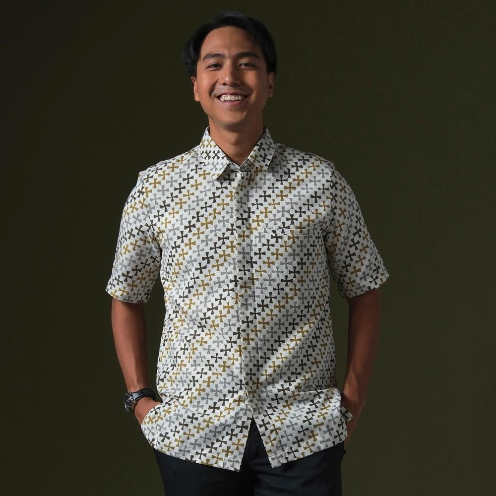 Motteo - Mandalas Premium Men's Short Sleeve Batik Shirt