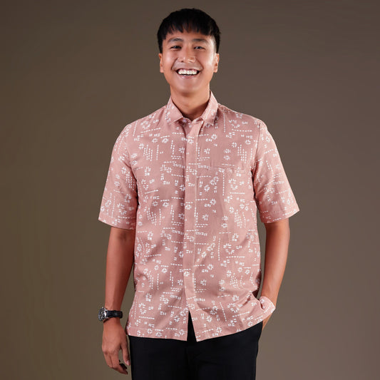 Krema - Mandalas Premium Men's Short Sleeve Batik Shirt
