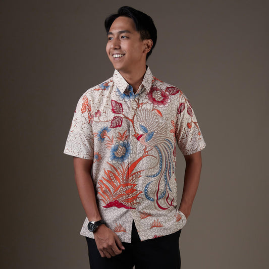 Mularum - Mandalas Kemeja Batik Pria Premium Lengan Pendek