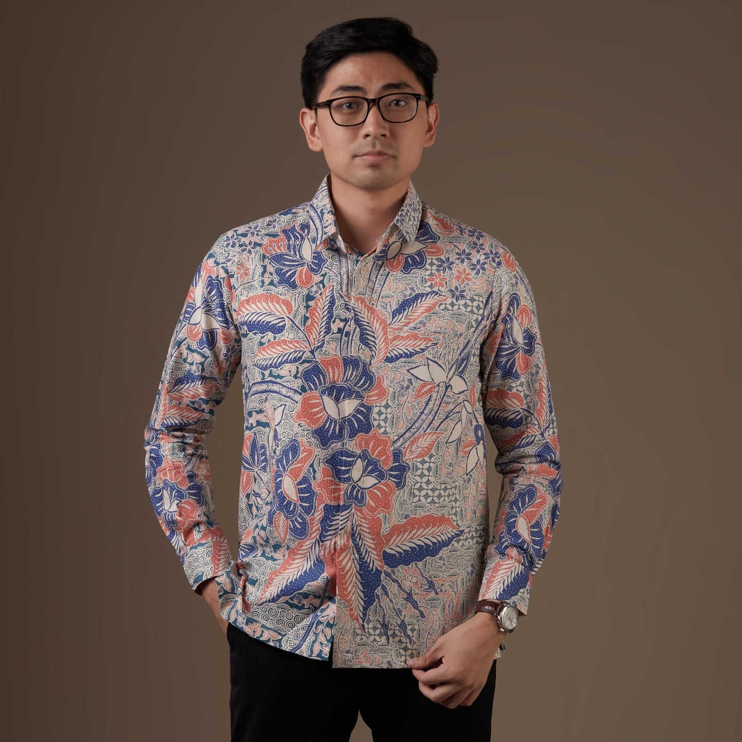 Alumon - Mandalas Kemeja Batik Pria Premium Lengan Panjang