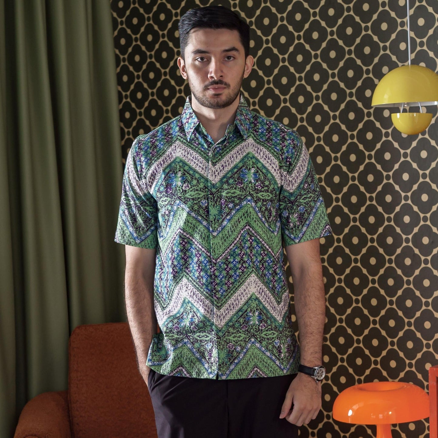 Wirarejo - Mandalas Kemeja Batik Pria Premium Lengan Pendek