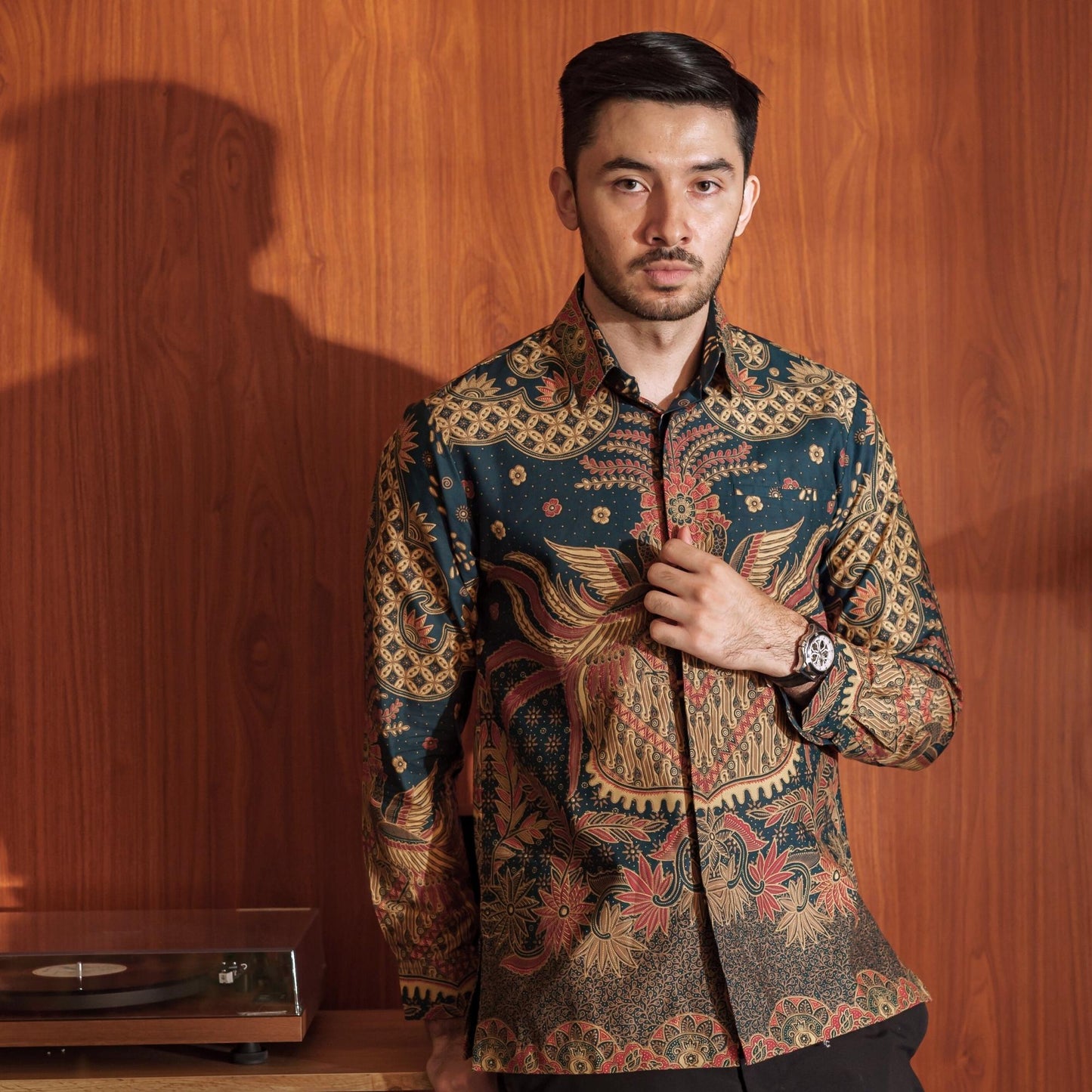 Mateus - Mandalas Kemeja Batik Pria Premium Lengan Panjang