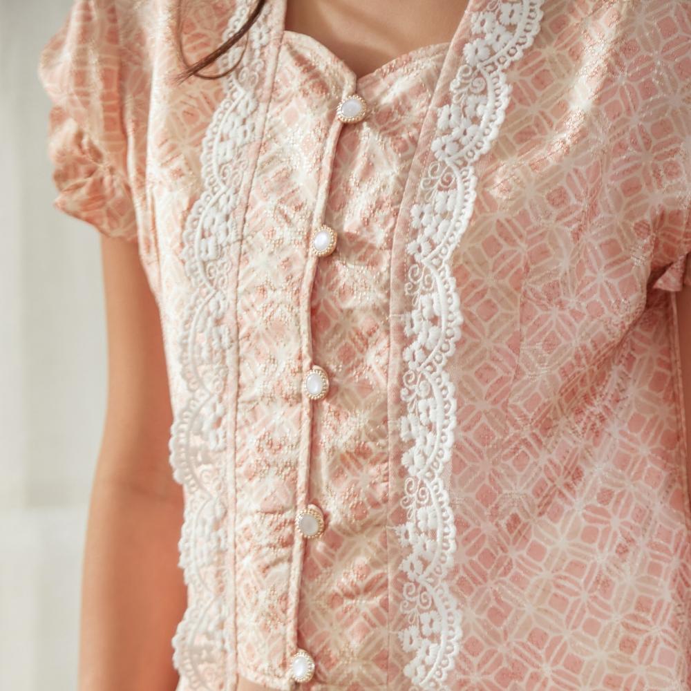Sarina - Mandalas Baju Kerja Atasan Batik Blouse Wanita Modern