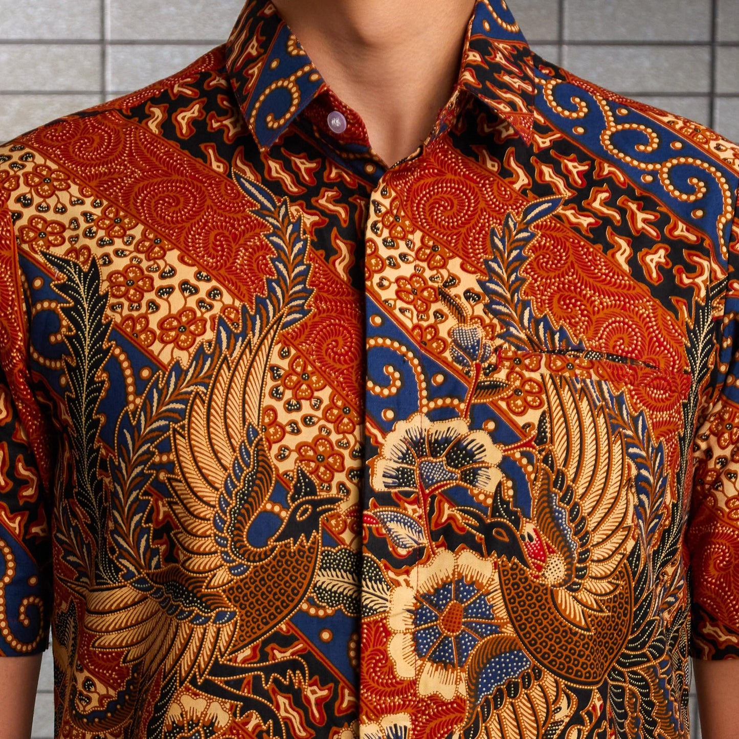 Asoka - Mandalas Kemeja Batik Pria Premium Lengan Pendek