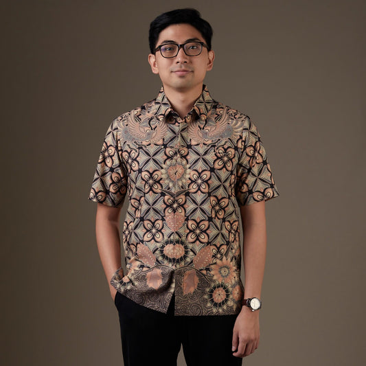Avesari - Mandalas Kemeja Batik Pria Premium Lengan Pendek