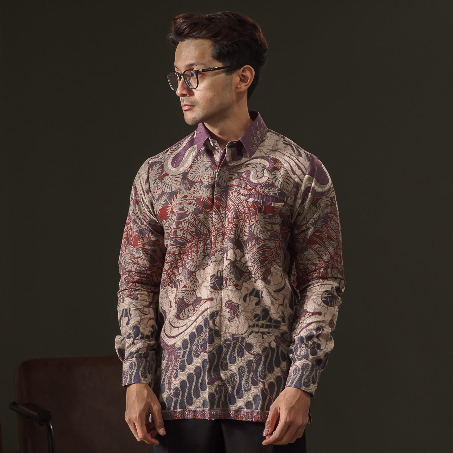 Arakan - Mandalas Kemeja Batik Pria Premium Lengan Panjang