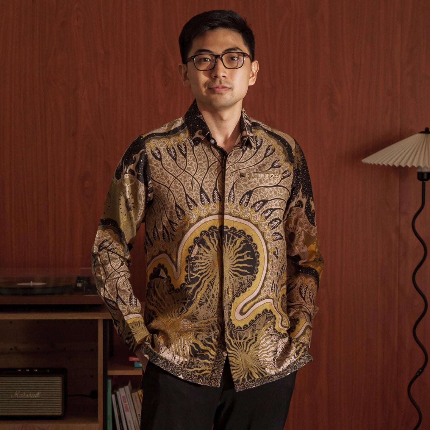 Marning - Mandalas Kemeja Batik Pria Premium Lengan Panjang