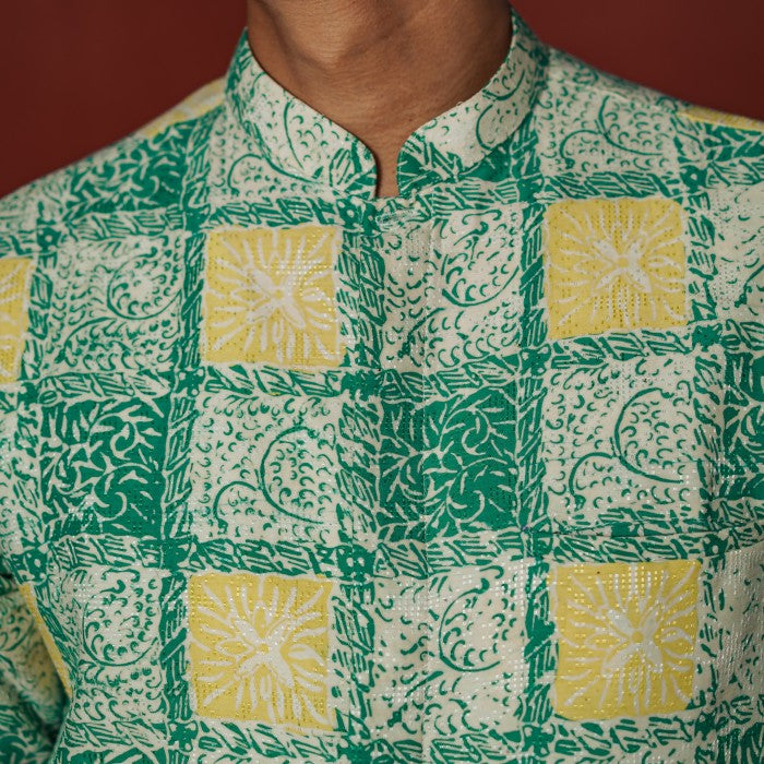 Mandalas Koko Premium Men's Short Sleeve Batik Shirt