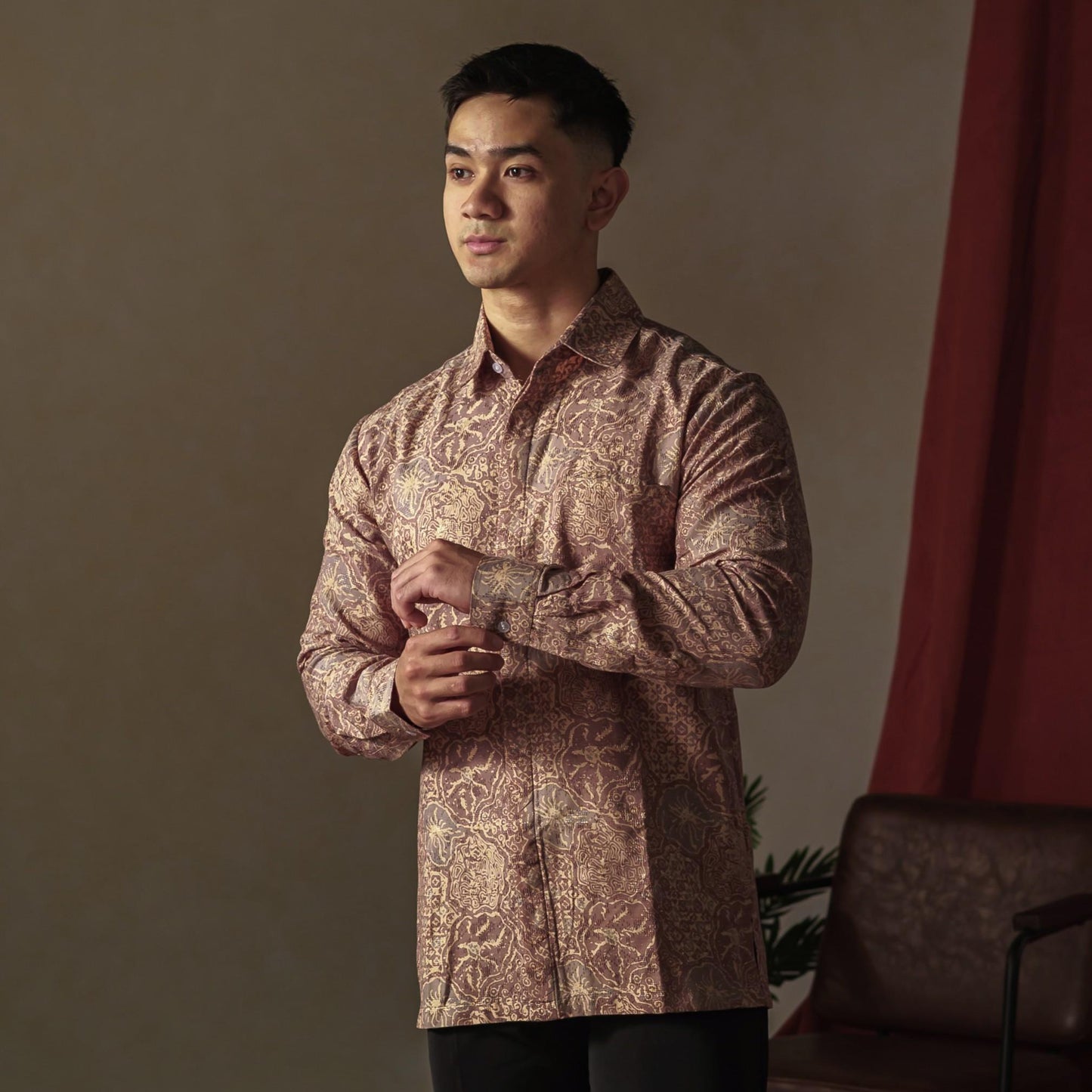Mazen - Mandalas Kemeja Batik Pria Premium Lengan Panjang