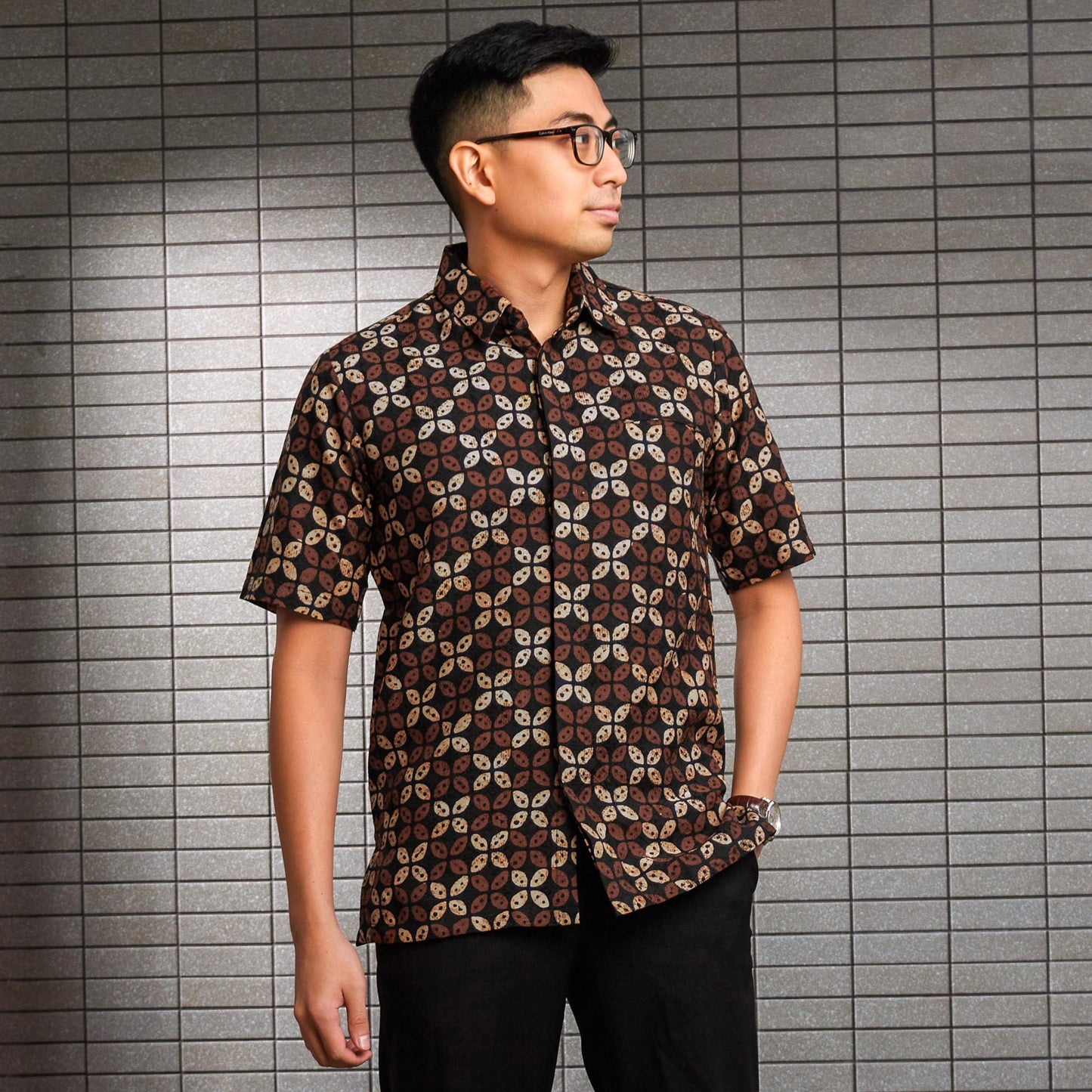 Kujang - Mandalas Kemeja Batik Pria Premium Lengan Pendek