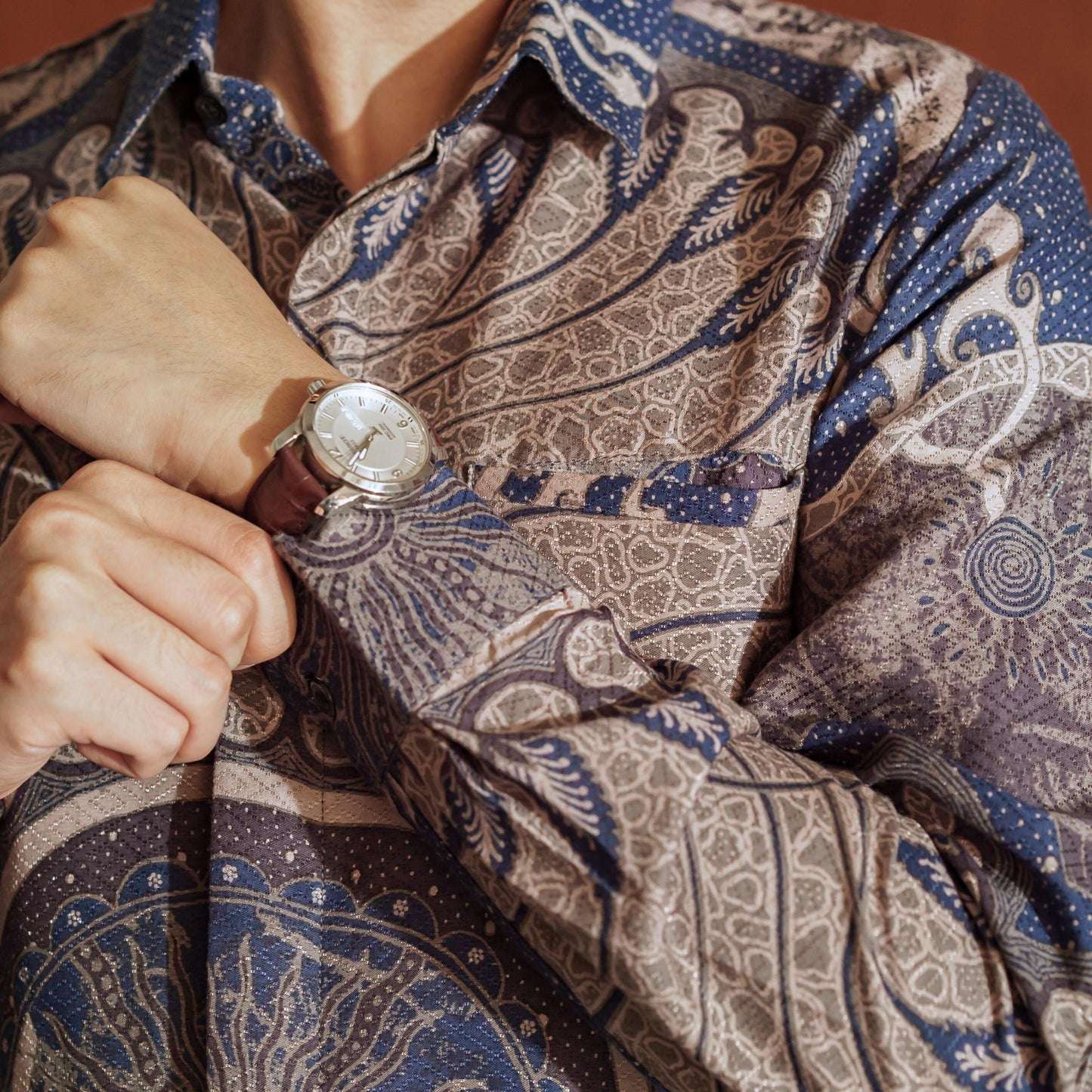 Marnavi - Mandalas Kemeja Batik Pria Premium Lengan Panjang