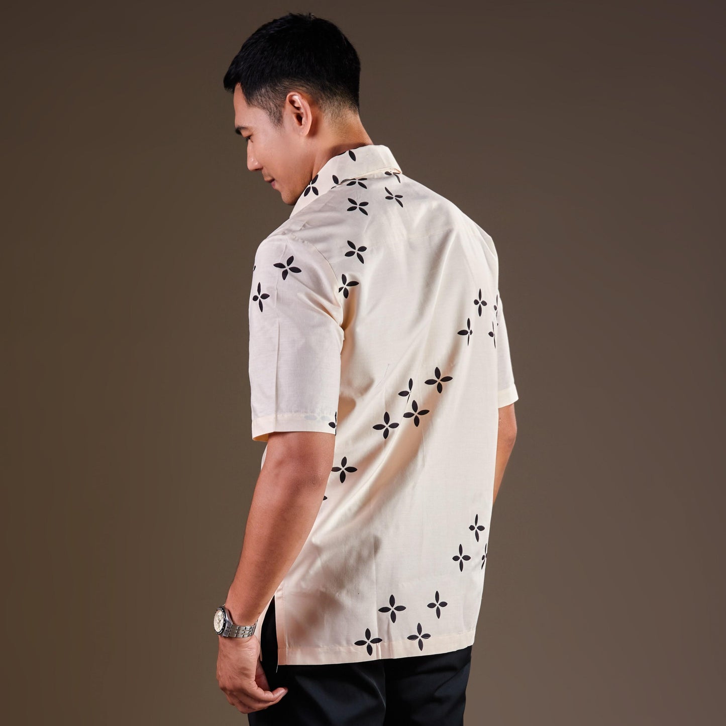Nobi - Mandalas Premium Men's Short Sleeve Batik Shirt