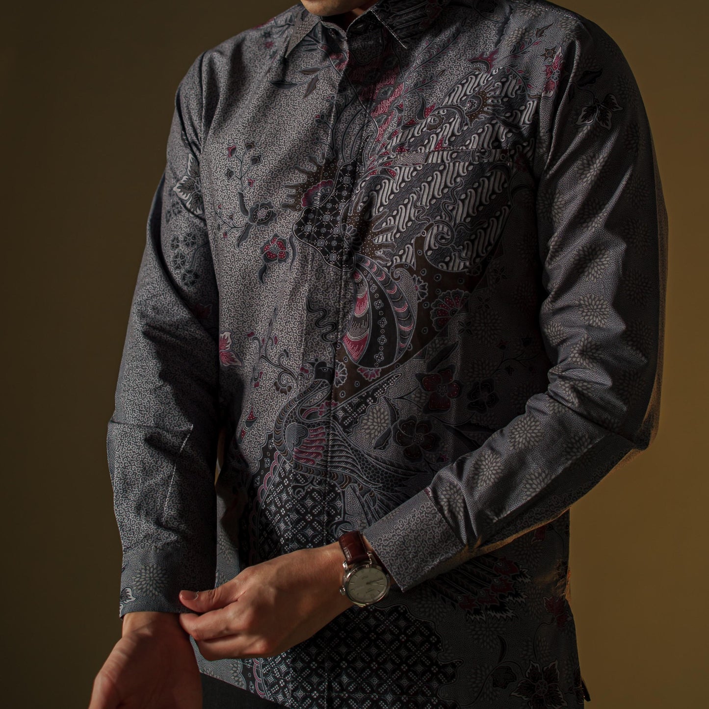 Ranus - Mandalas Kemeja Batik Pria Premium Lengan Panjang