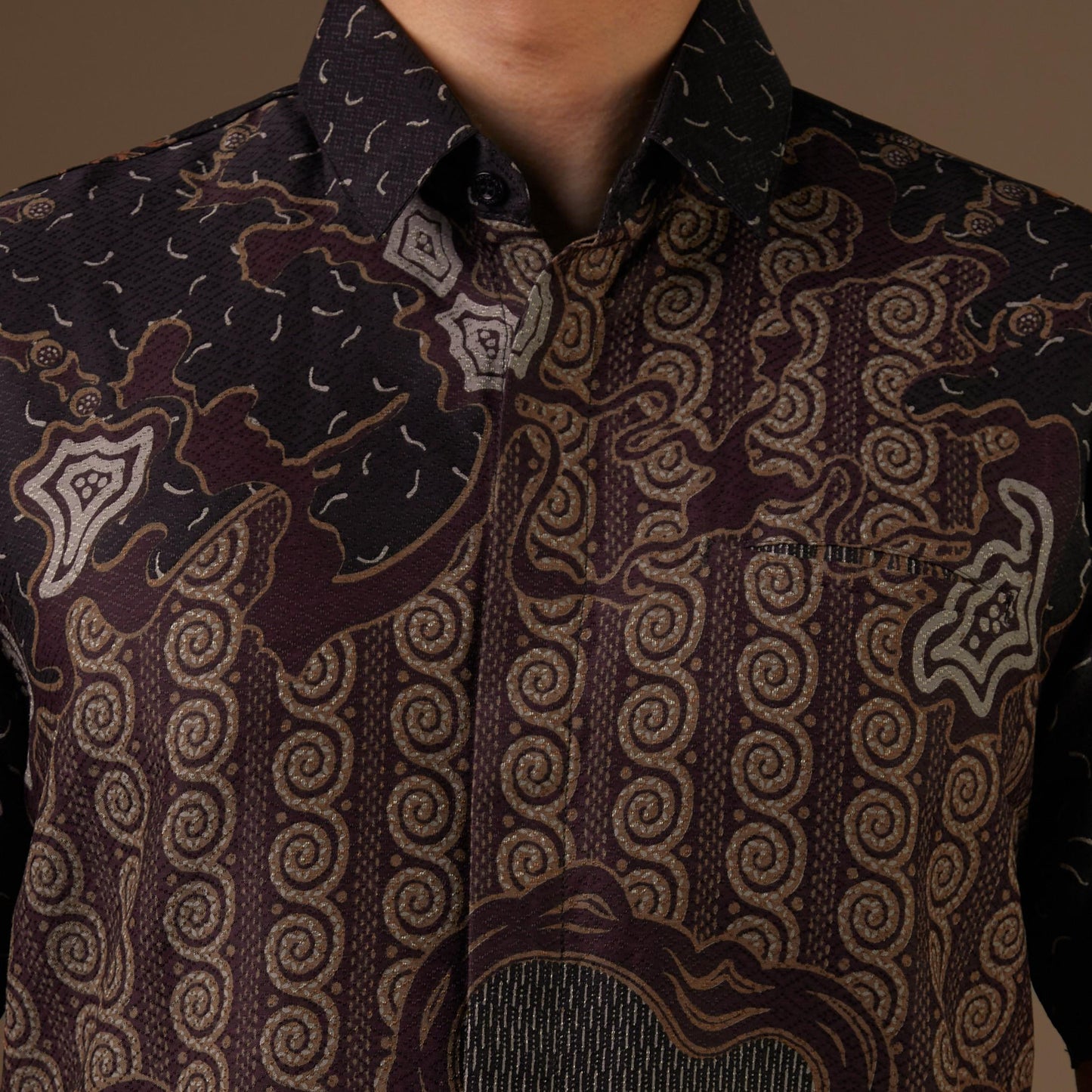 Akasia - Mandalas Kemeja Batik Pria Premium Lengan Pendek